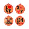 Various Symbols Keychain Silicone Mold with Hole Keyring Pendant Handmade Mold Valentine's Day Birthday Gift Jewelry