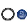 Engine Start Push Button Replace Cover With Ring For BMW 3series E90 09-12 Blue