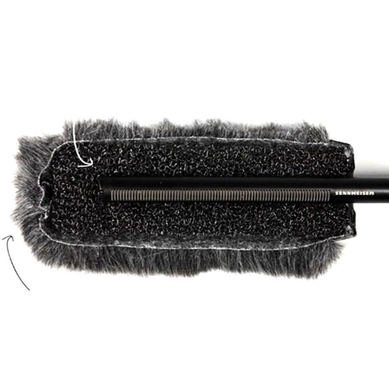 Microphone Windshield Sleeve, Synthetic Hair Material for Enhanced Sound Recording All Size Compatible