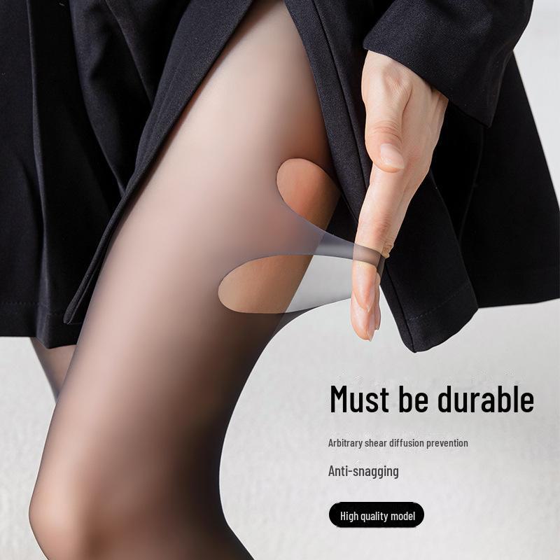 Spring & Summer No-Snag Black Sexy Free-Cut Stockings - Durable, Anti-Drop Pineapple Pantyhose for Women