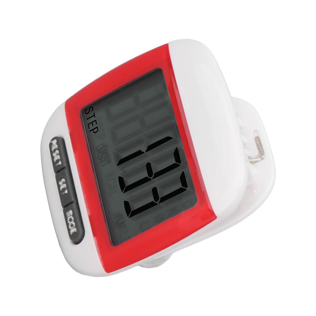 Elderly Step Counter LCD Display Clear Screen Accurate Walking Pedometer with Clip