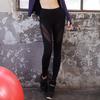 Korean Style Mesh Patchwork Slimming Yoga Pants: Stretchy, Sexy, Tight-fit, Hip-lifting Fitness Wear.