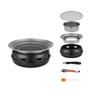LIJIA KITCHENWARE LJ Stainless Steel Round BBQ Grill
