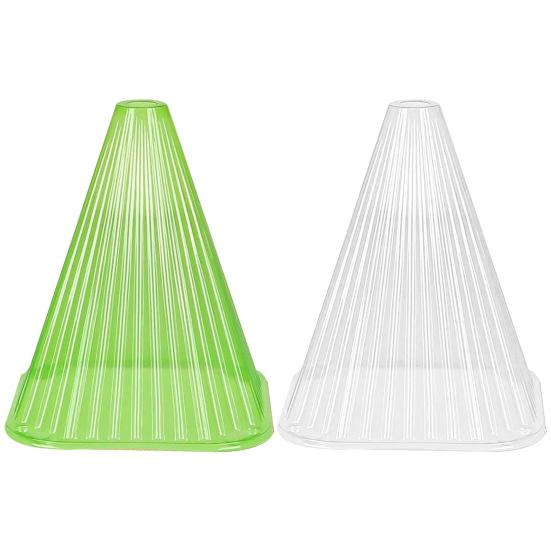 10 Pcs Plant Cloches Transparent Garden Cloches PET Plastic Reusable Nursery Cover Plant