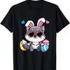 Cute Wolf Bunny Ears Easter Day Boy Girl Kids T Shirt