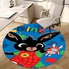 Mata na krzesło Bing Bunny - Okrągły dywanik do wystroju domu