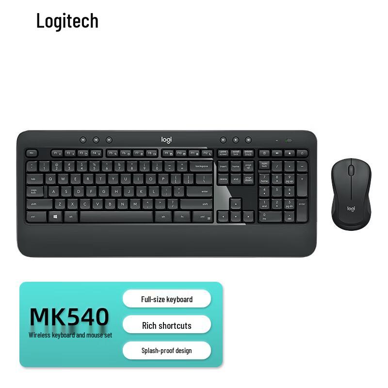 

Logitech MK540 Wireless Keyboard and Mouse Combo