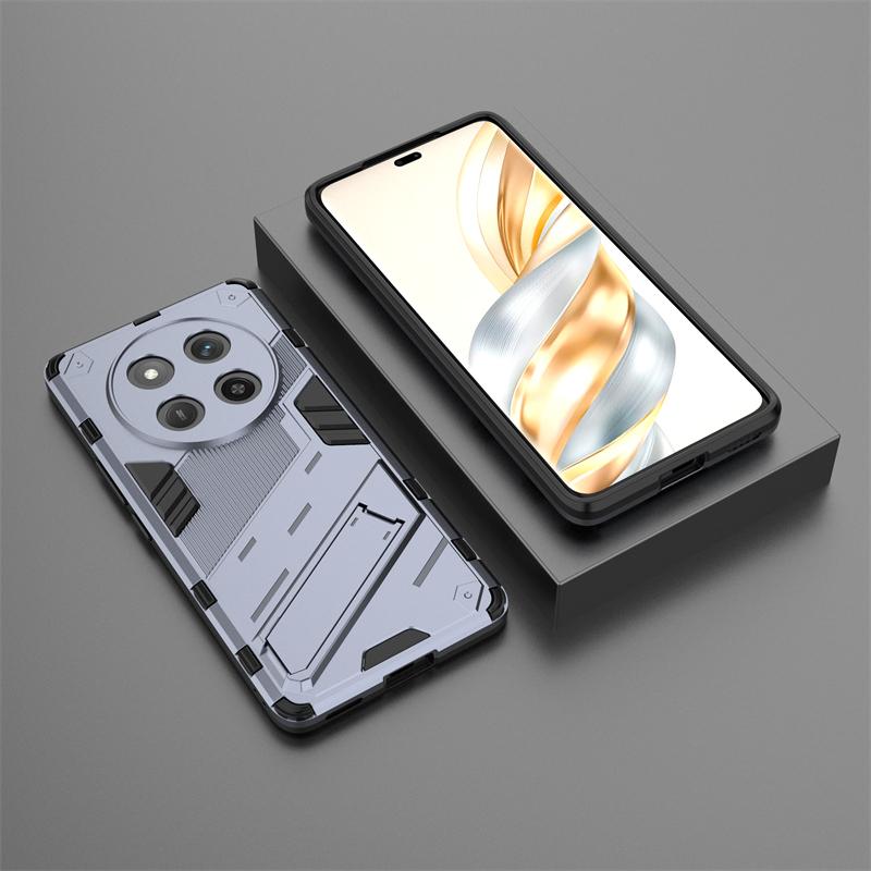 Punk Bracket Phone Case For Honor X60 Pro 5G China Celulares Shell Bumper Shockproof For Honor X60 Funda Para Back Cover