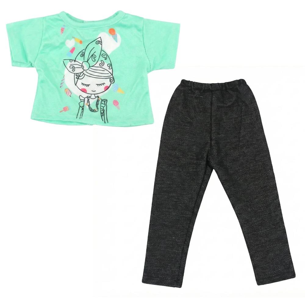 4Pcs Doll Clothes Skirts Vests Boots,Cute Daily Autumn/Winter Set For 43CM Baby Doll&18Inch American Doll Accessories,Girl Toys