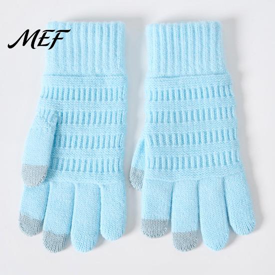 Anti Pilling Thermal Gloves for Winter Knitted Touchscreen Men Women, Warm Gloves, Thickened Conductive Fingertip Smartphone Plush Lining Mittens Cold