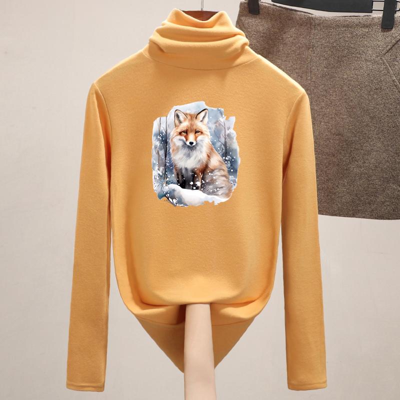 Hitzetransferfolie Winterwolf Für T-Shirt Heißpresse Applikation Hoodies Kleidung Aufkleber DIY Aufnäher Kleidung Aufbügler