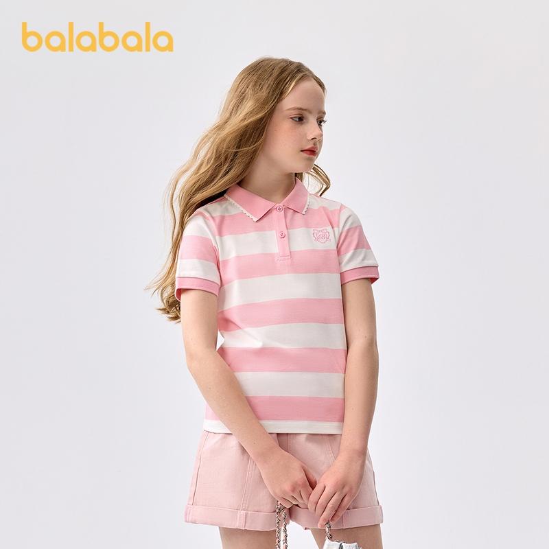 Balabala Children's Short-Sleeved Girls' T-Shirt