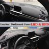 Leather Dashmat Automobile Dashboard Cover Dash Mat Anti-UV Carpet Car Accessories For MAZDA 6 GL ATENZA 2016 2017 2018