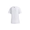 Adidas T Shirts Women's White Crew Neck Moderate Straight Fit GJ9022