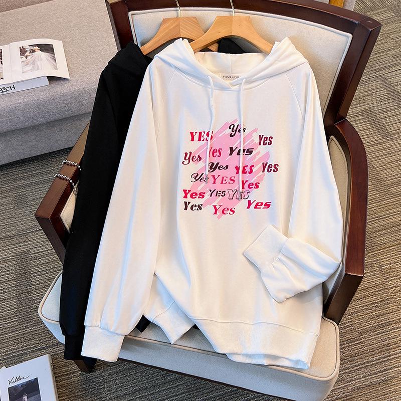

Plus Size Extra Fat Loose Slimming Pullover Hoodie - Style 6021 5XL