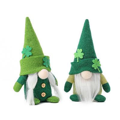New Rudolph Doll Ireland Trick Day Cuckold Doll Faceless Old Man Green Leaf Festive Decorations