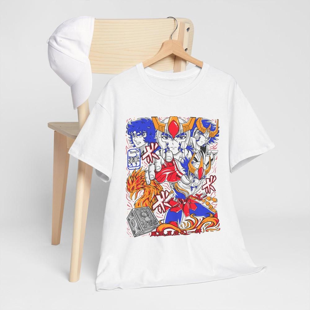 

Anime Shiryu T-shirt, knights of the zodiac tee, manga anime shirt, unisex S