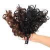 Twist Bar Self Winding Gold Flower Bud Wig