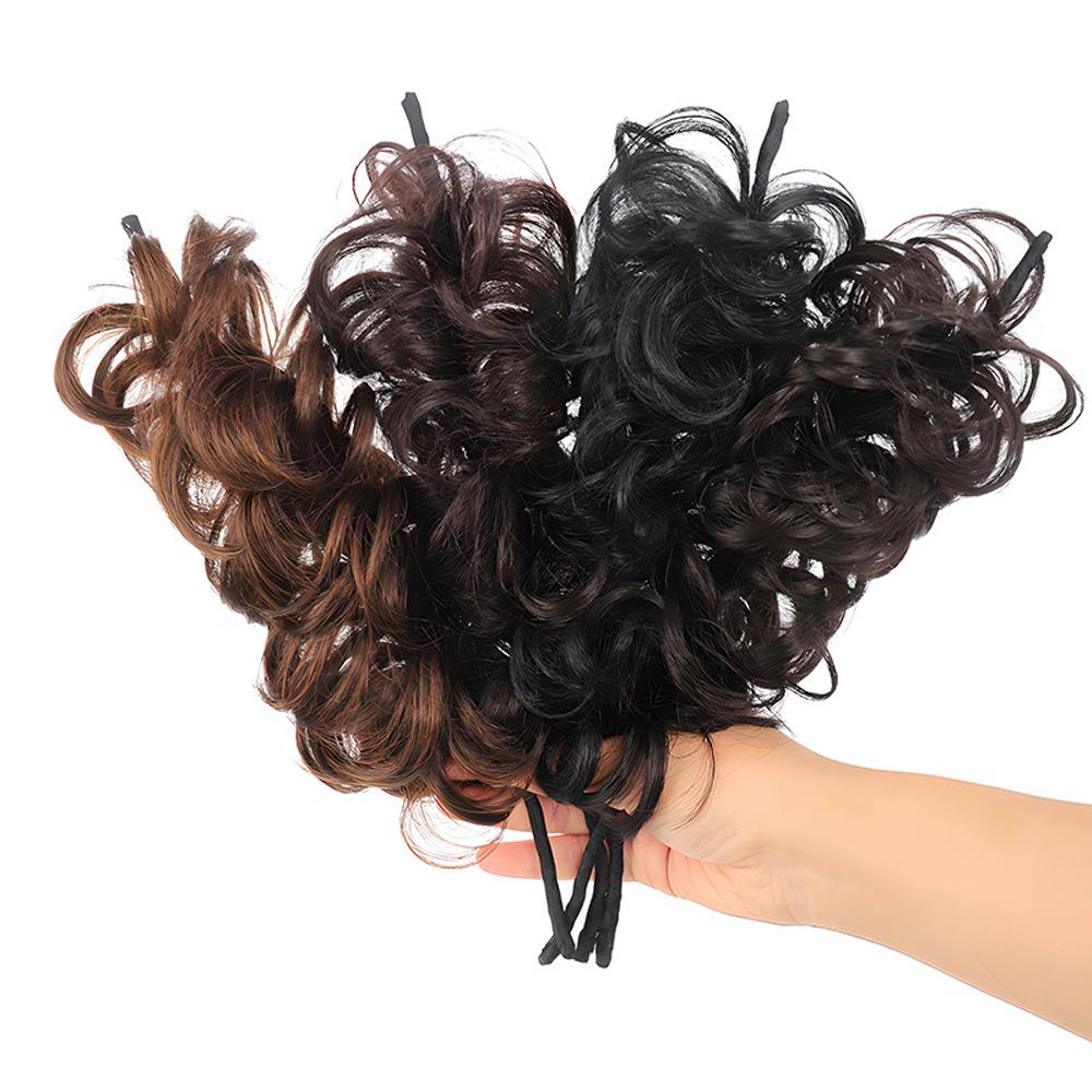 Twist Bar Self Winding Gold Flower Bud Wig