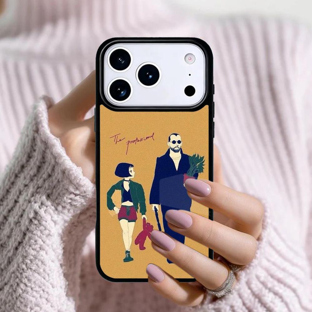 Killer Leon Famous Movie Phone Case For Apple iPhone 17 Air 16E 15 14 Plus 13 12 11 Pro Max Mini Funda Cover