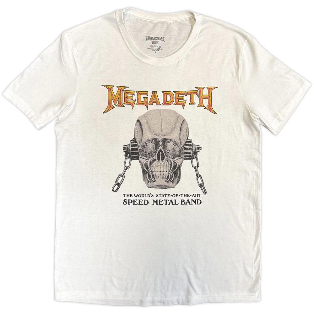 Футболка Megadeth: Спид-метал (белый) ОФИЦИАЛЬНАЯ НОВОСТЬ XXXL