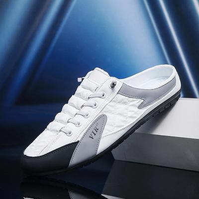 Sommer 2024 Halbschuhe für Herren Trendy Herren Freizeitschuhe mit flacher Unterseite Weiche Sohle Stützschuhe Herren Sneakers Zapatos De Hombre