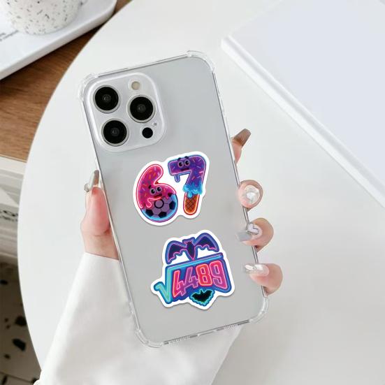 60 Parça Altı Yedi Neon Çıkartmalar Trend Komik Söz Etiketleri Su Şişesi Telefon Kılıfı Dizüstü Bilgisayar İçin Su Geçirmez Kendin Yap Defter Çıkartmaları