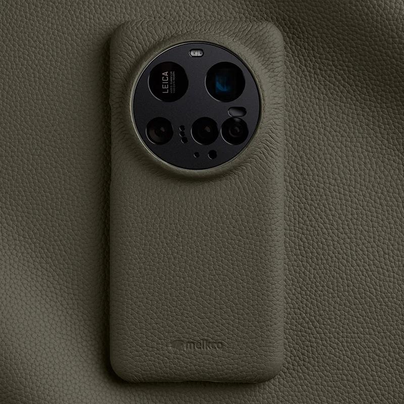 Melkco 100% Echtes Leder Case für Xiaomi 15 17 Ultra Magnetische Luxus Rindsleder Hülle Schutz Premium Cases Abdeckung