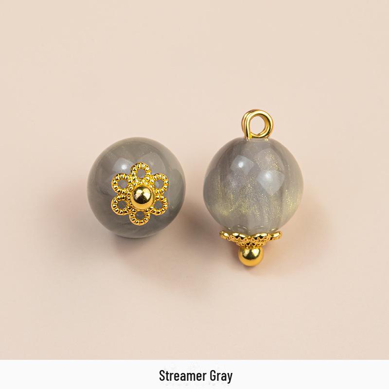 

Hengmeihe Cheongsam Имитация нефрита Круглая декоративная пуговица для костюма ханьфу и тан