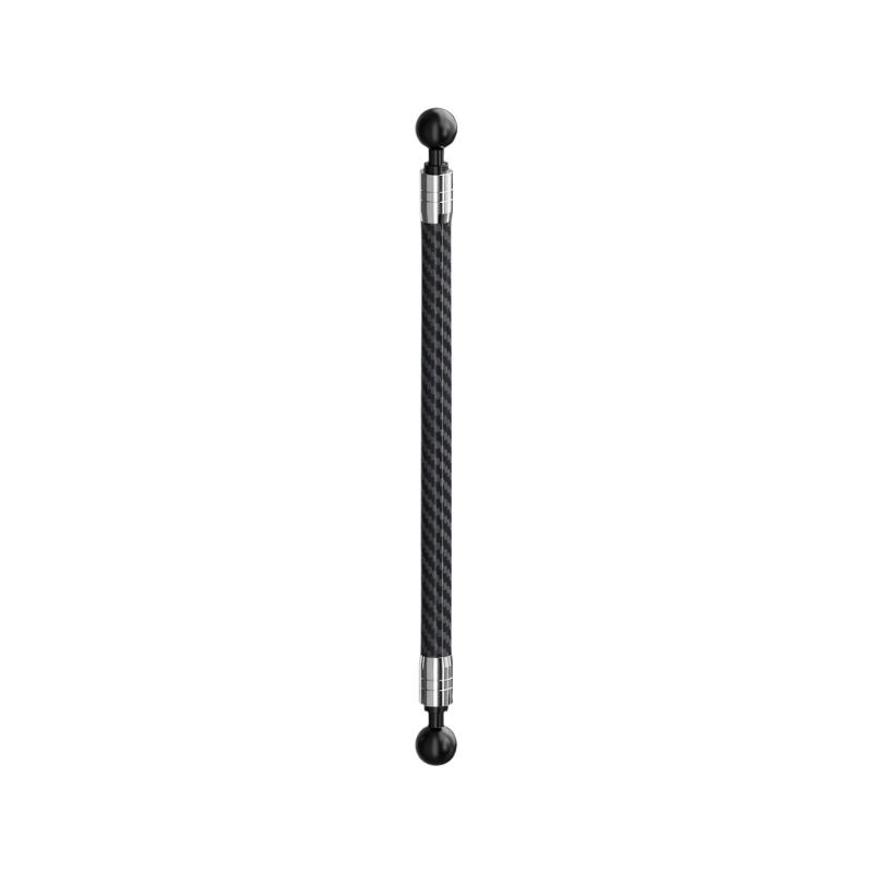 Double 17mm 25mm Ball Head Carbon Fiber Extension Rod Stainless Steel Connectors For Action Camera GPSs Phone Mount