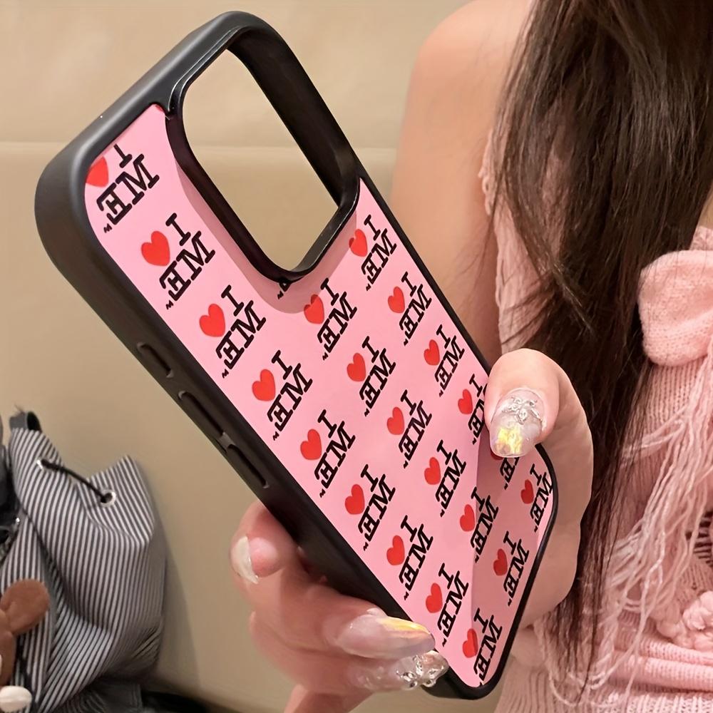 Daisy Y2K Heart-shaped Printed Phone Case Suitable for iPhone 17 16 15 14 13 12 11 Pro/Max/Plus Anti Drop and Shockproof