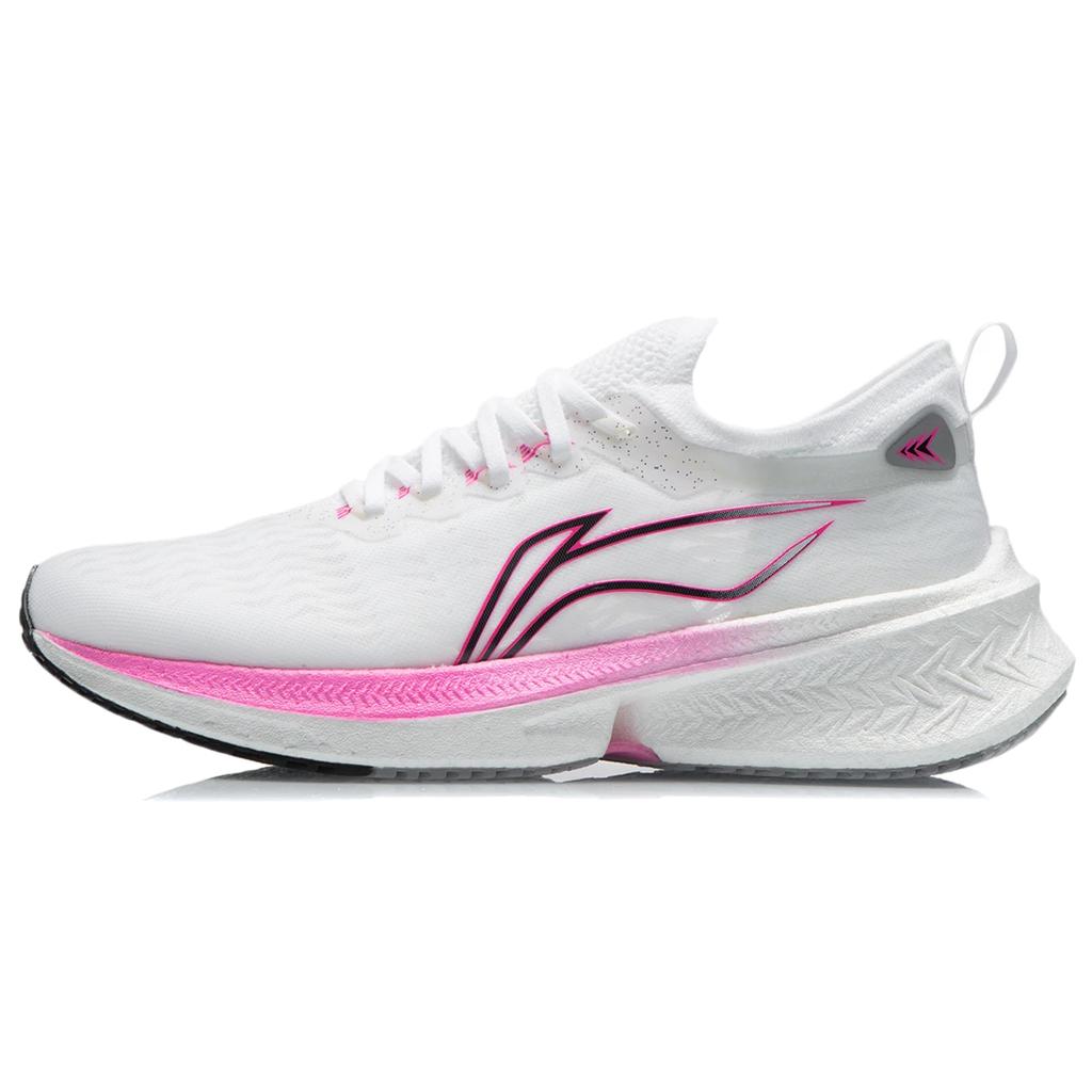 New LiNing Feidian Discovery Cushioning Wear Resistant Low Top Running Shoes Women's White ARMR006-1