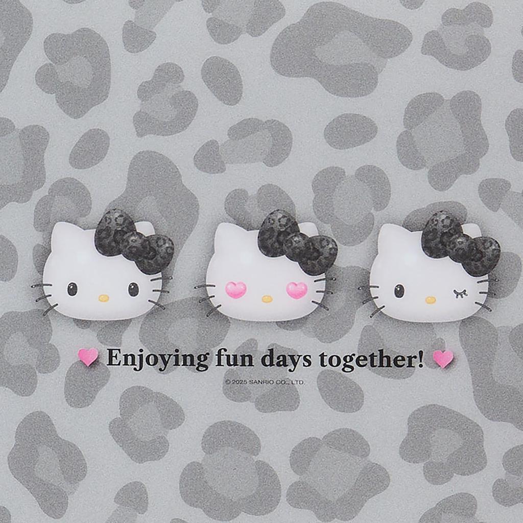 Sanrio Ordner Hello Kitty PP Papier B5 Größe Kompatibel 071501 Loseblatt (Monotones Tier) 26-Loch