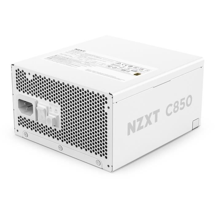 Alimentation - NZXT - PA-8G2BW-EU - 850W - Gold - ATX 3.1 - Blanc