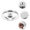 Milisten Stainless Steel Taste Cup Lid Mini Saucepan Lid Cookware Metal Seasoning Universal for Pots and Pans Universal Pot Stainless Steel 8 Inch