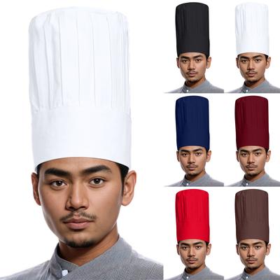 Famous Chef Hat Cake Shop Cloth Hat Work Hat Pleated Hat