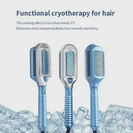 Portable Wireless Negative Ion Hair Comb - Anti-scalding, Air Bangs, Inner Buckle, Summer Straightening.