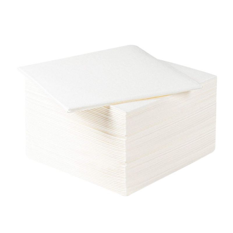 

Hotel Dining Table Paper Disposable Student Napkin Square Towel Napkin Western Food White Fabric Restaurant Air-Laid Paper Knife and Fork Bag White 30*30cm 50