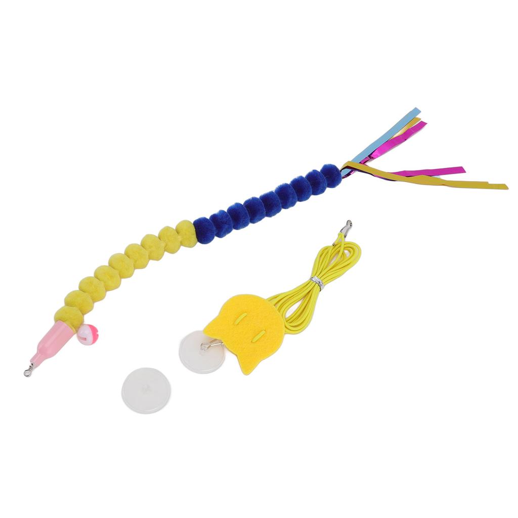 Jucărie pentru agățat pentru pisici de companie Cârlig interactiv reglabil fără urme Snur elastic pentru ușă Jucărie pentru pisică pentru agățat