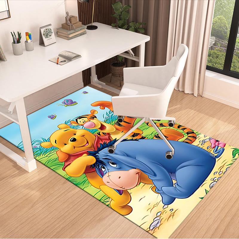 Pooh Friends Jungle Carpet For Playroom Bedroom Living Room Sofa Home Decorkids Game Area Rug Nonslip Floor Mat