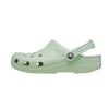 Crocs Classic Clog Leatherette Lightweight and Comfortable Commuter Versatile Hole Shoes Unisex Cream Green
