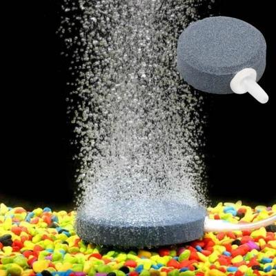 Pietra Porosa 40mm Aeratore per Acquario Pompa per Laghetto Pietra Porosa Disco Poroso Pompa Aria per Acquario Piastra Ossigenante Idroponica