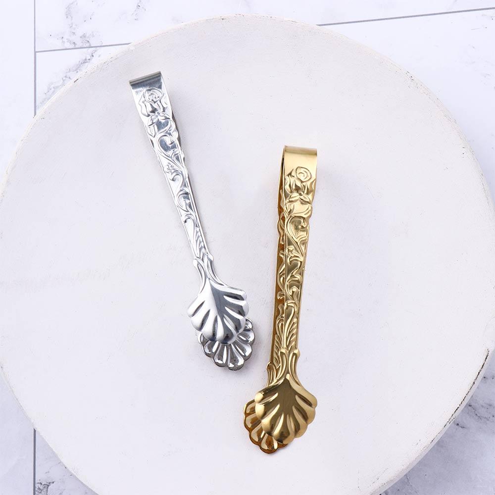 Dessert Bar Utensil Coffee Tea Ice Tongs Food Serving Clip Cube Sugar Tongs Kitchen Accessories