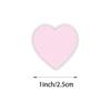 Heart-Shaped Love Stickers - 500 Self-Adhesive Labels per Roll