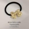 Minimalist Metal Hair Ring - New Korean Style High-End Ponytail Tie Rubber Band.