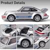 1:24 Scale Eldorado Biarritz 911 Sports Car Model Toy Metal Diecast Sound Light Shock Absorption Models Home Decoration Gifts