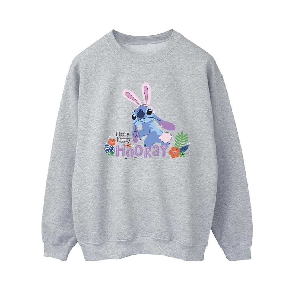 Disney Moletom feminino/feminino Lilo & Stitch Hippity Hop Stitch