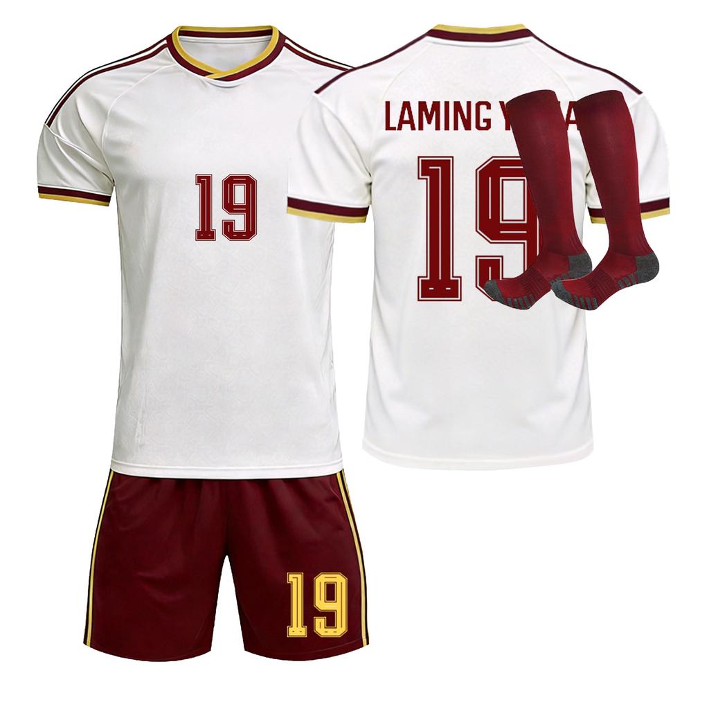 2526 Away Jerseys Sports Team Uniform Set Football Training Suit Set