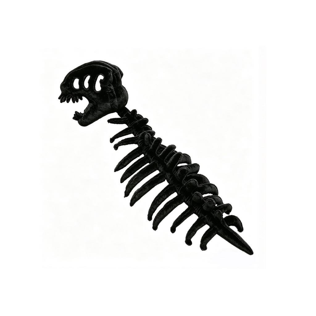 PP Cotton Dinosaur Skeleton Costume Skeleton Design 3D Dinosaur Skeleton Capes Plush Softness Easy To Clean for Halloween Themed