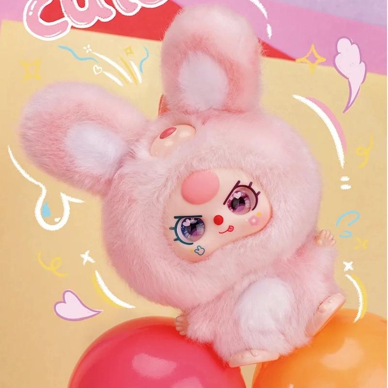 Baby Three Mini Hug Series Vinyl Face Plush Pendant Blind Box Mini Hanging Toy Trend Surprise Box Student Gift Cute Collectible